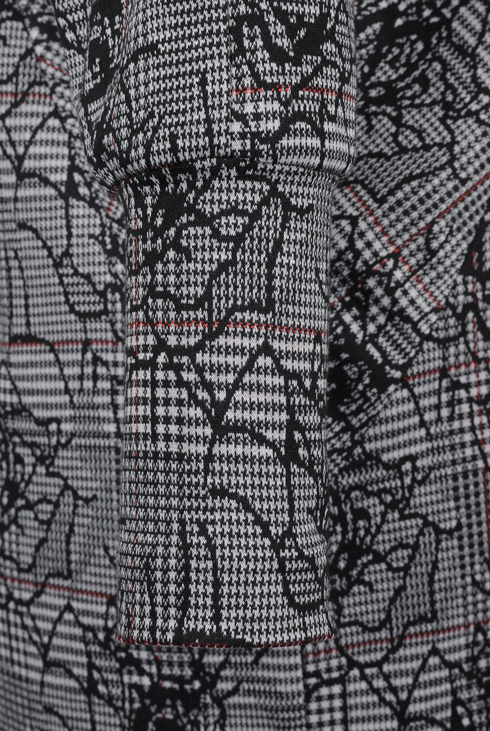 Трикотажная туника 2617ШП, Цветы #125Ц202617ШП