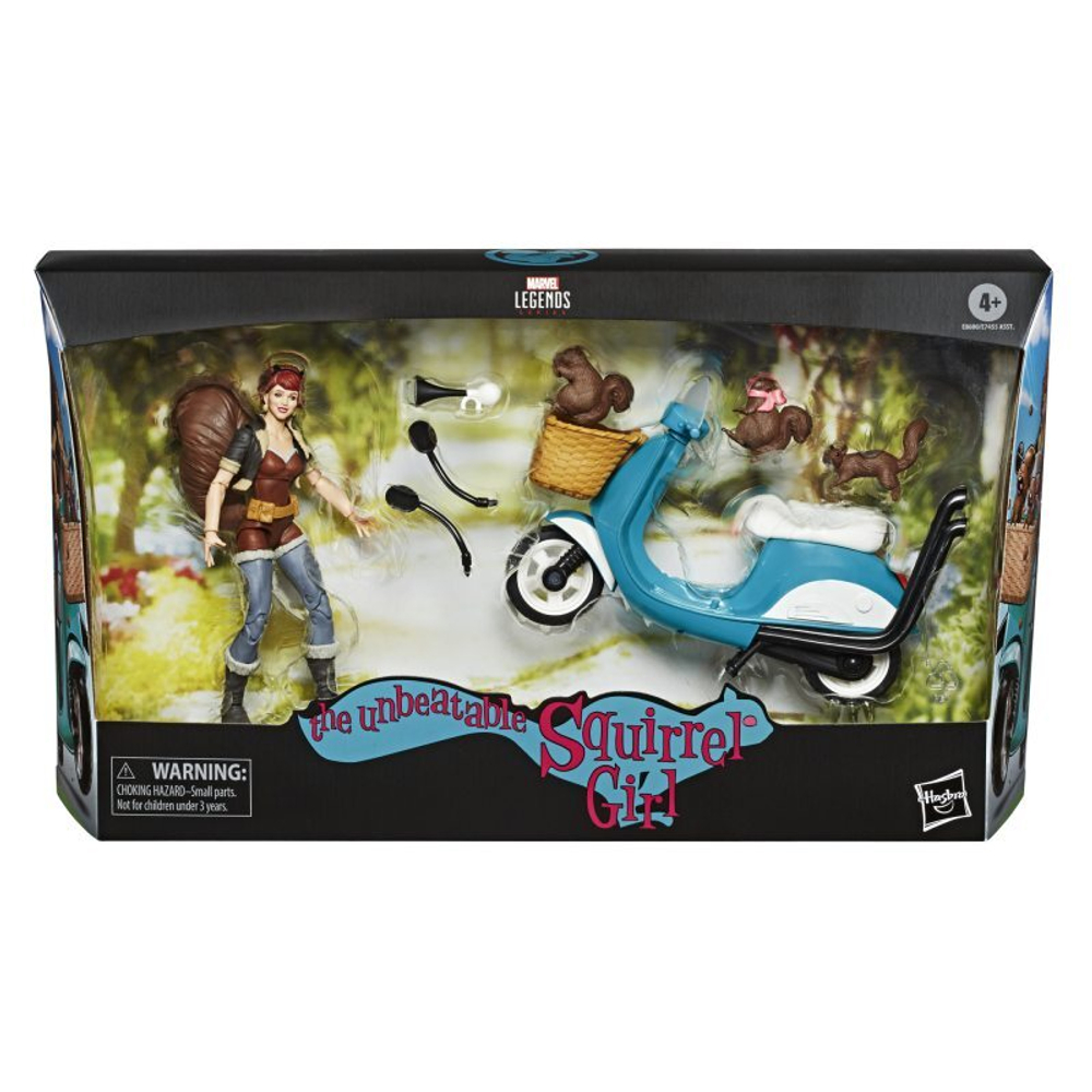Marvel Legends - Фигурка 15 см. Непревзойденная девушка-белка + самокат и аксессуары E8600