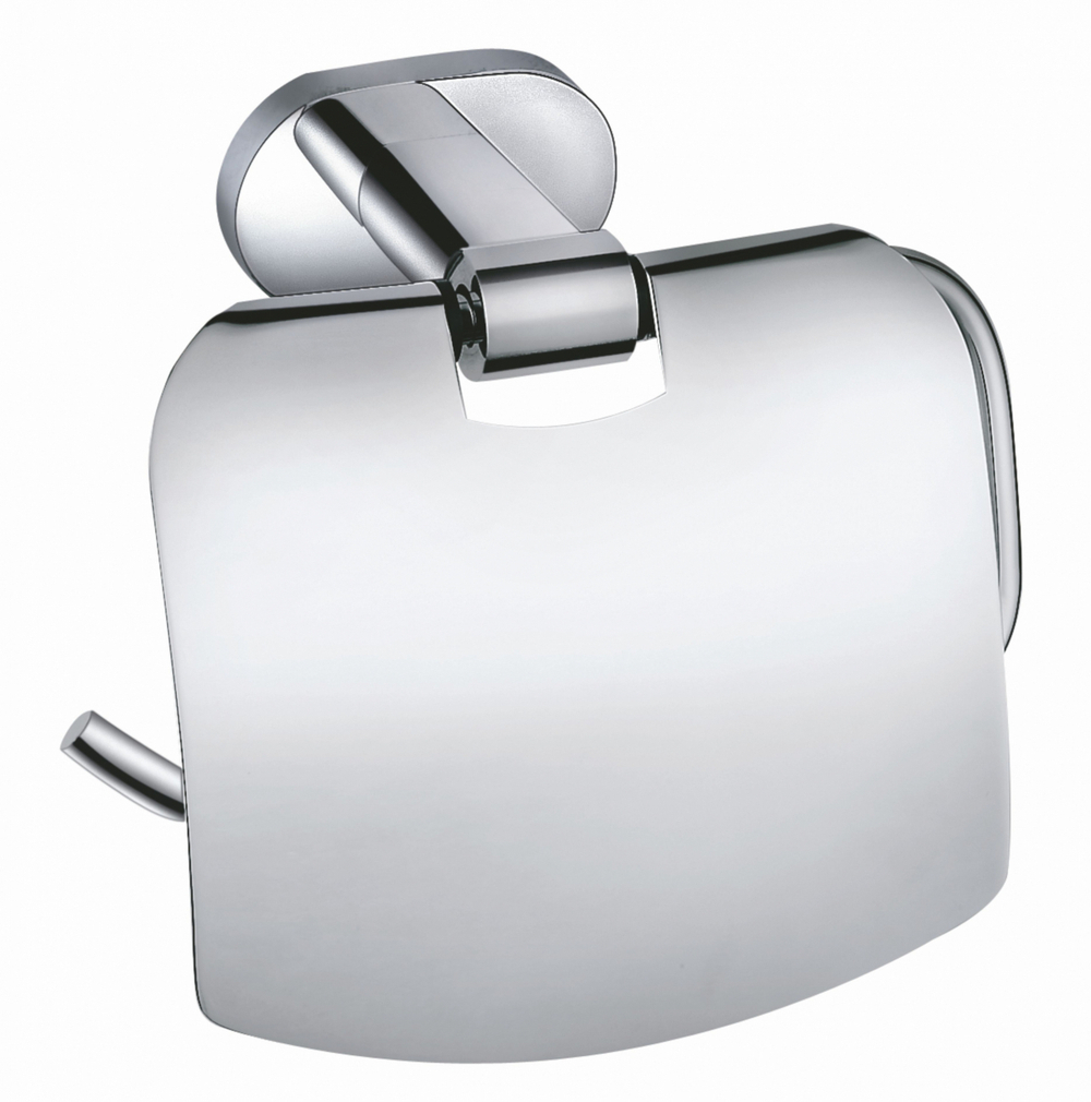 Держатель для туалетной бумаги с крышкой WONZON & WOGHAND FIRST, Хром (WW-8426)