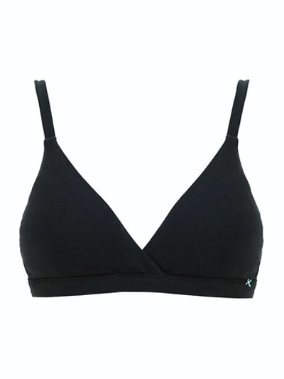 Бюстгальтер-триангул с мягкими двухслойными чашками (Размер: 5B) (Цвет: черный)