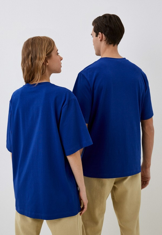 Футболка оверсайз унисекс Anyday  T-shirt 02, цвет синий
