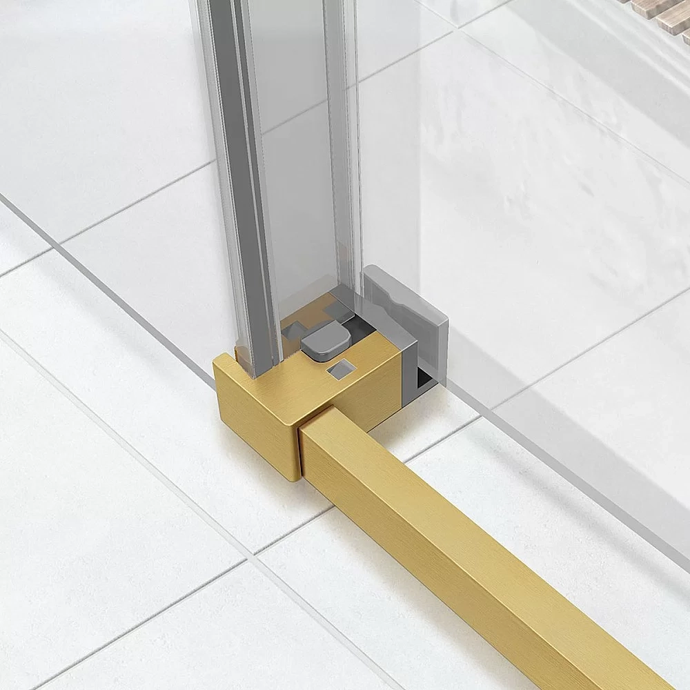 Душевой уголок Vincea Slim Soft VSR-1SS9012CLG 120x90 стекло прозрачное/профиль золото брашированное