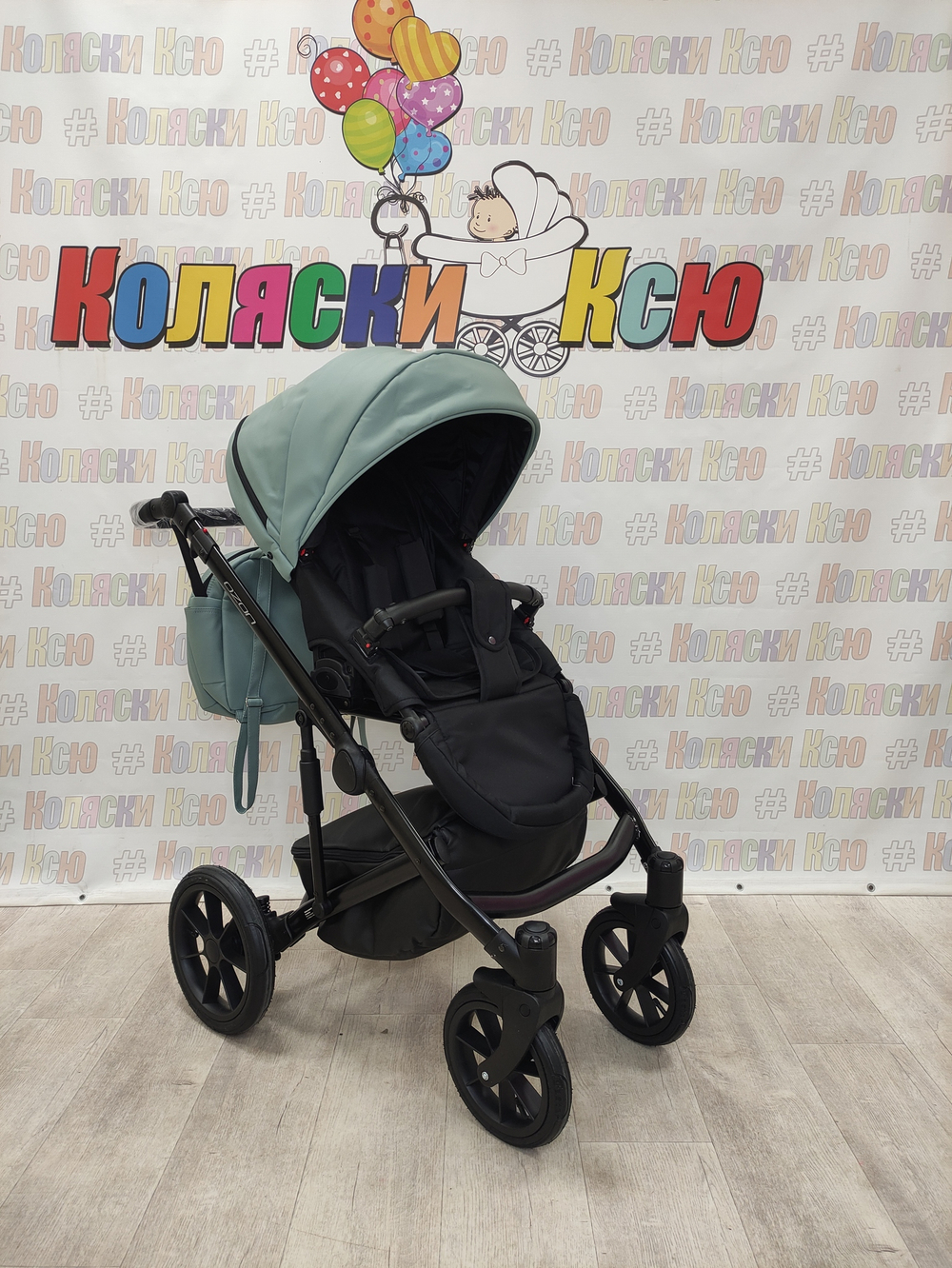 Коляска модульная Riko Basic Ozon Pastel 05 оливковый