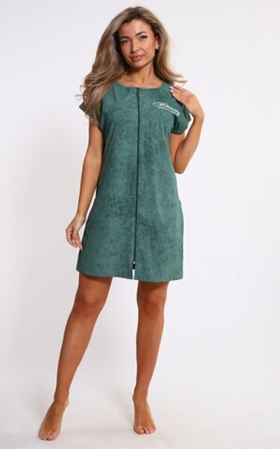 Халат женский "Гармония ХЖ-142 К.П" молния (ТрикТекс)