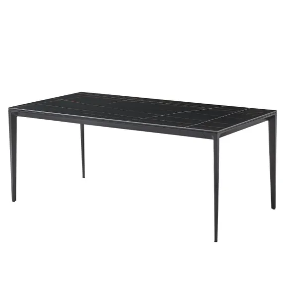 Стол Halden 160х90 см черная керамика