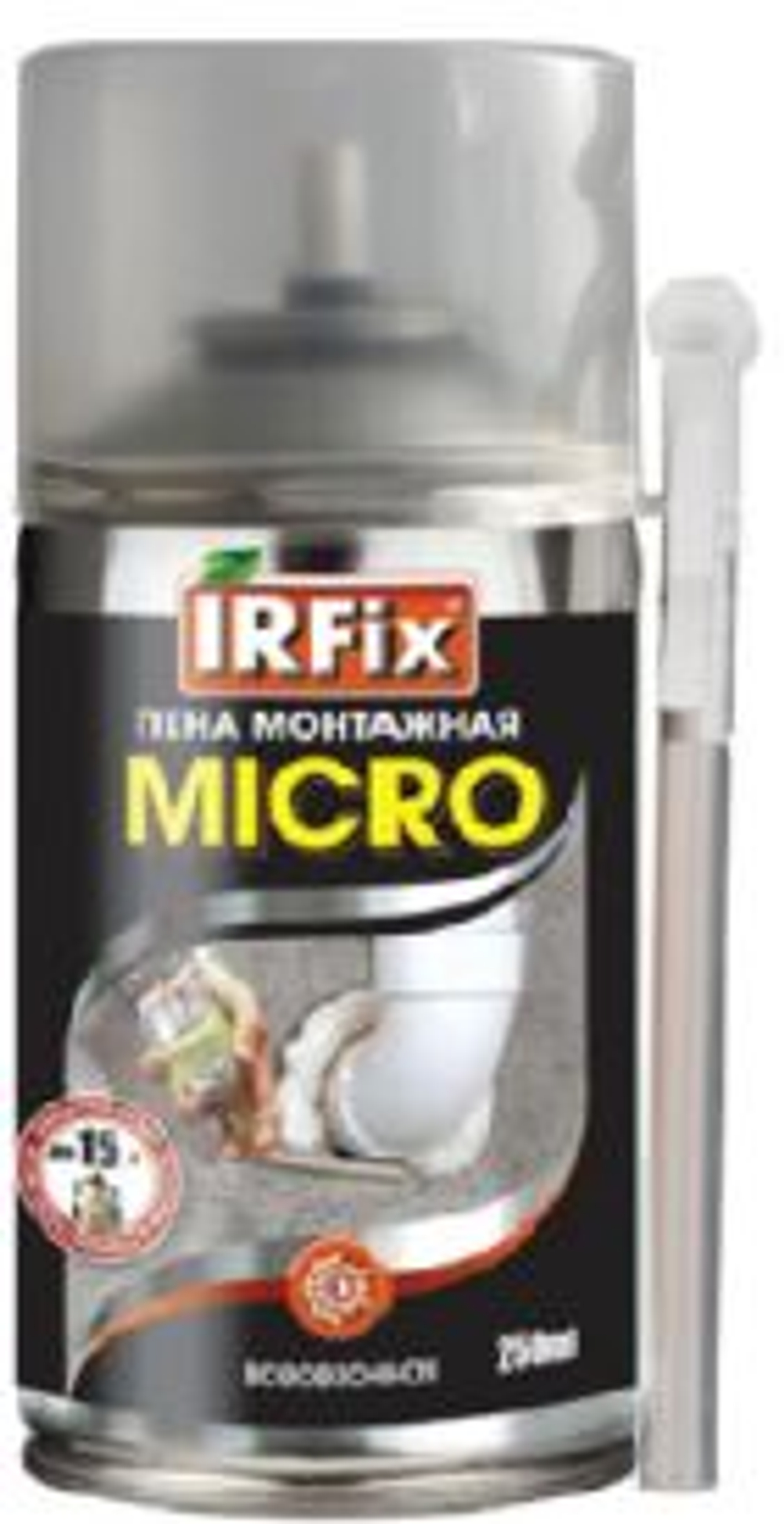 Пена монтажная STD MINI 250 мл. Всесезонная "IRFix" (6шт) 10024