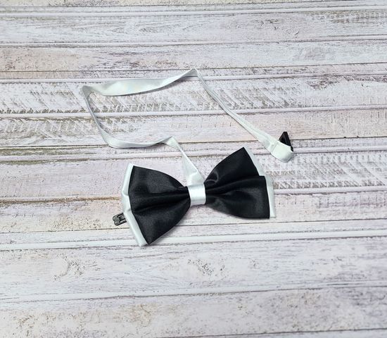 Галстук бабочка классика, лайм глянец