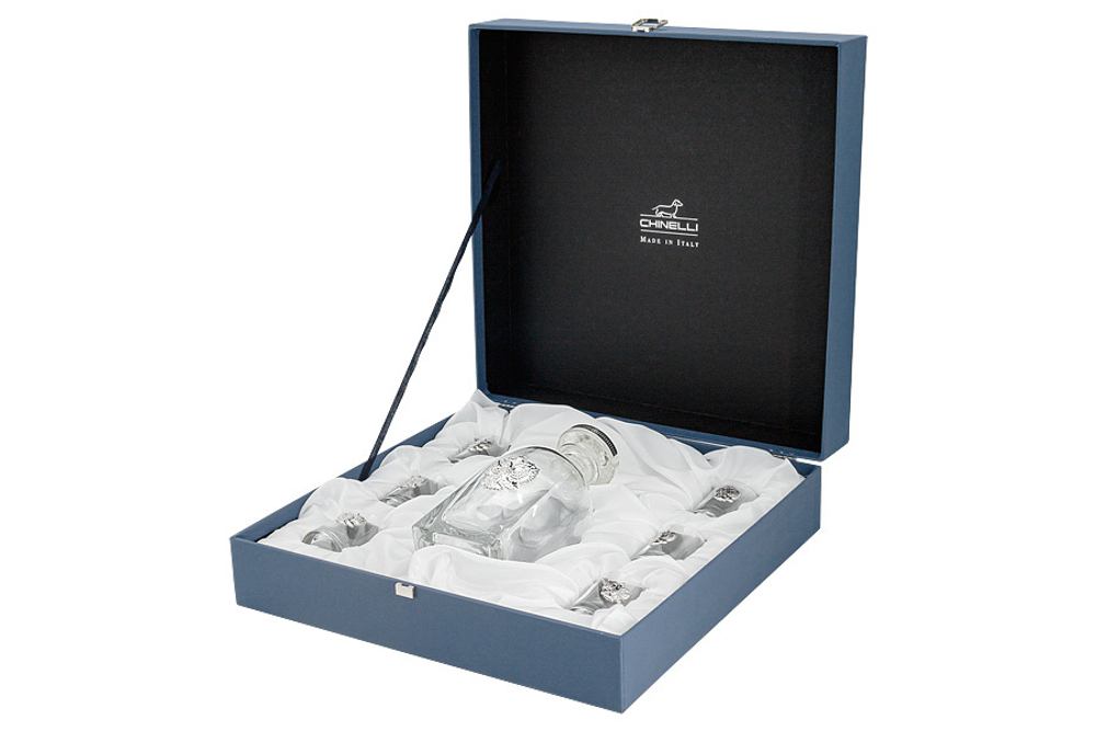 Набор для водки Гамма Россия серебряный