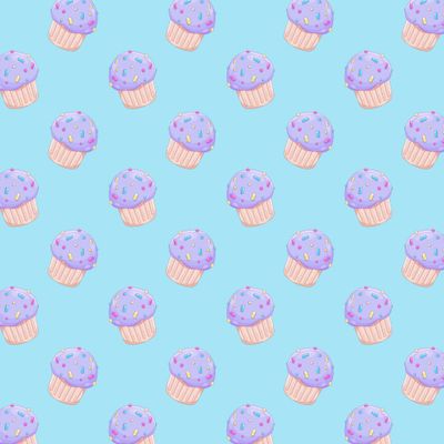 Черничный капкейк, пирожное, кекс, маффин, muffin, cupcake.