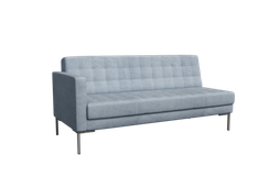 Forest Секция с подлокотником трехместная FR-SP-03 (R) Enzo 994/Металл Серый 1850*800*840