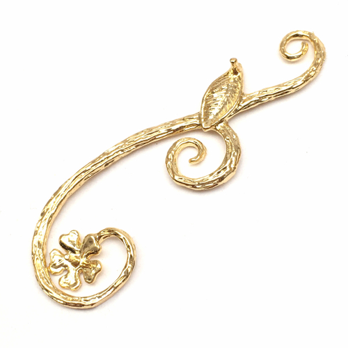 Коннектор со штифтами 40х14 мм, позолота