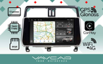 Магнитола для Toyota Land Cruiser Prado 150 2017-2023 - Vaycar VA77-1053-2K на Android 13, 8-ядер, 2K QLED, ТОП процессор, CarPlay,4G SIM-слот