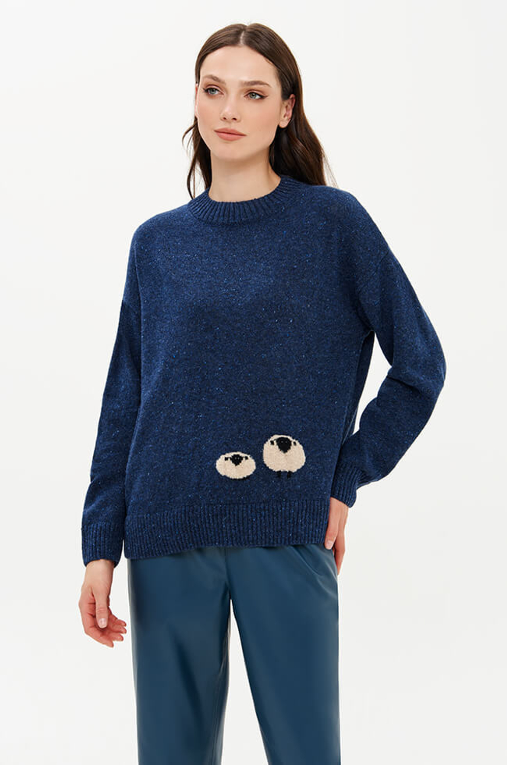 23365 Джемпер женский (синий)