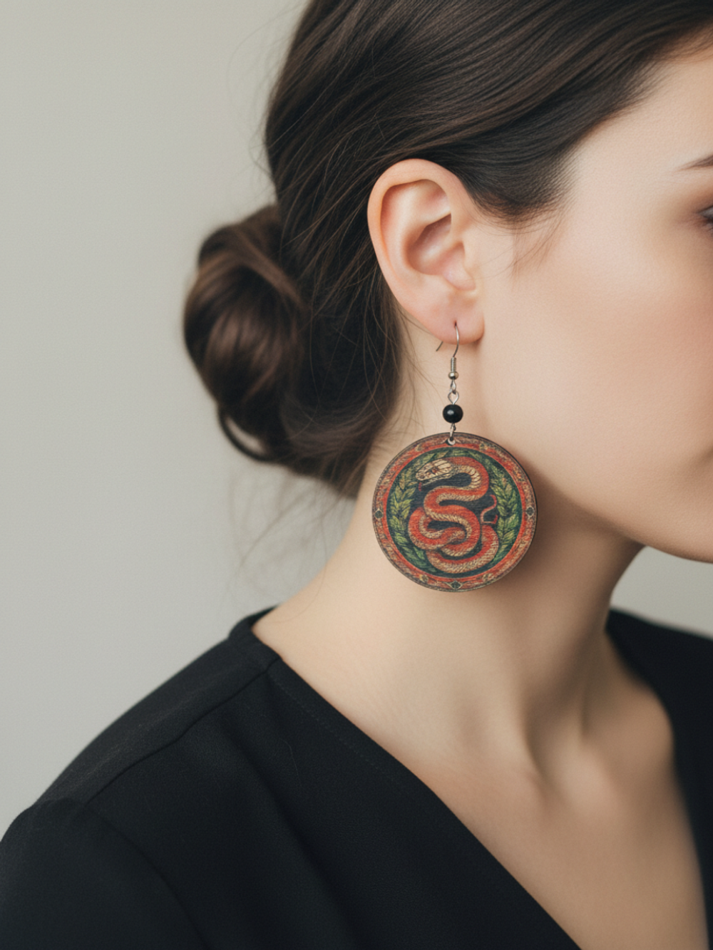 Серьги Змея