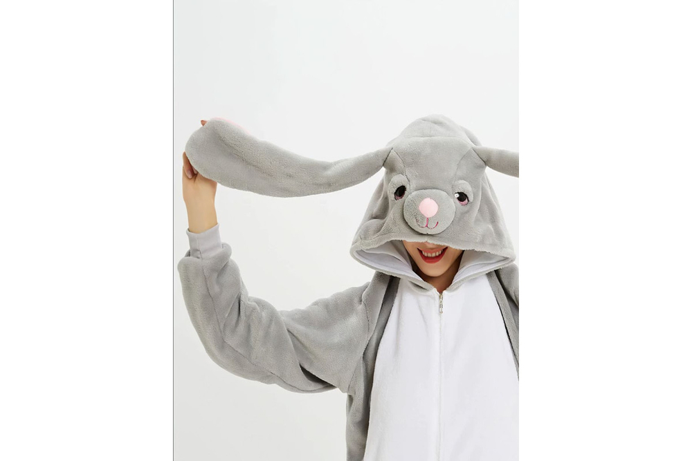 Кигуруми Funfur Зайка Серый L