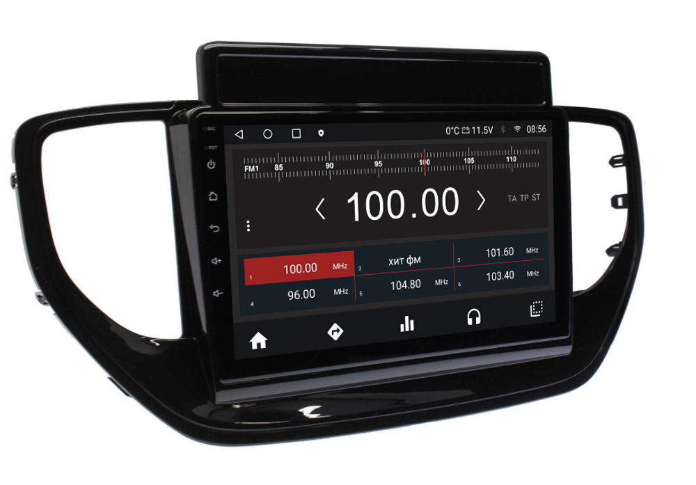 Магнитола для Hyundai Solaris 2 2020-2022 (штатная навигация) - Carmedia OL-9714-IJ IPS, Android 10, 8 ядер (TS18), 4G SIM-слот