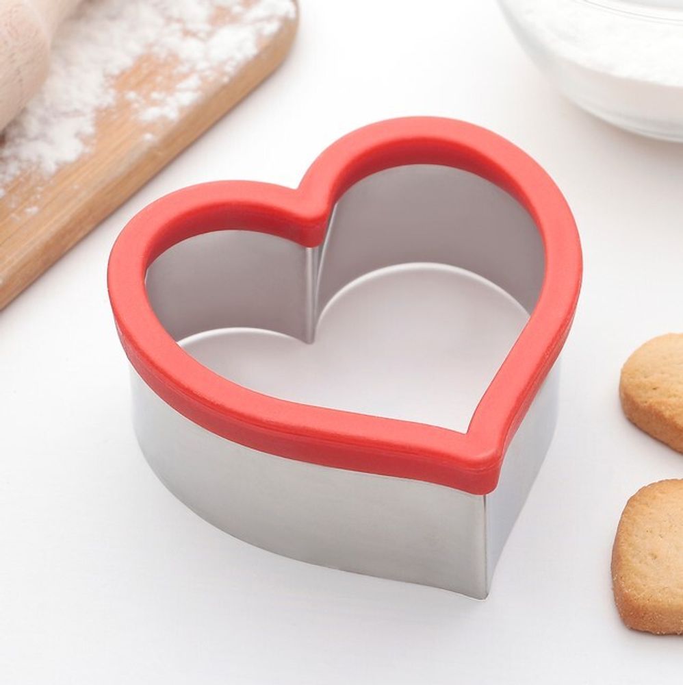Форма для вырезания печенья «Сердце»,10,5×10,5×4,5 см