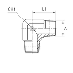 Соединение P90 NPT 1/2 - NPT 1/2