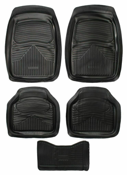 Ковры глубокие №3006 black 5пр KING !!! АКЦИЯ !!!