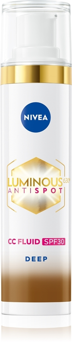 NIVEA Luminous 630 Anti Spot - Осветляющий CC-крем SPF 30, 40 ml