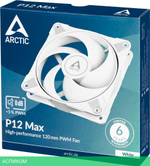 Кулер для корпуса Arctic P12 Max White (ACFAN00293A)