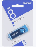 Флеш-накопитель 8 Gb Smartbuy Twist Blue