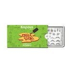 2 Kapous Professional Nails Пластина для стемпинга, Flower 6 ,