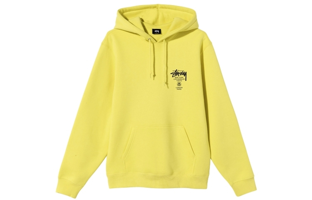 Худи Stussy World Tour Hoodie Logo, 3923658