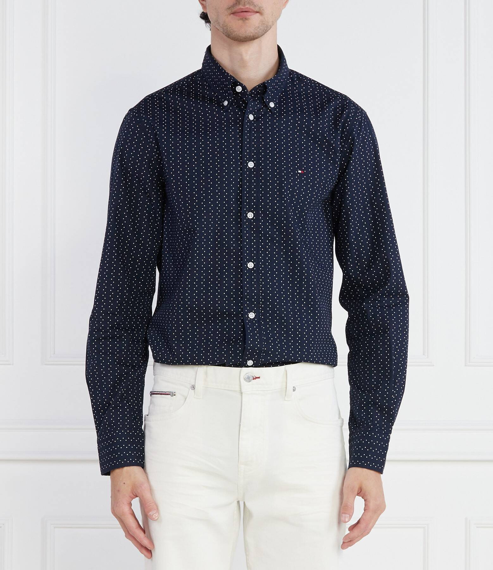 Рубашка CL-W DOT PRINT SF SH Tommy Hilfiger - темно-синий(MW0MW31855)