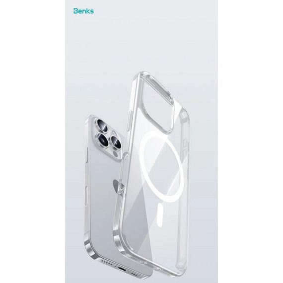 Чехол Benks Lucent Pro Case для iPhone 16 Pro 6.3&quot; прозрачный (Transparent)