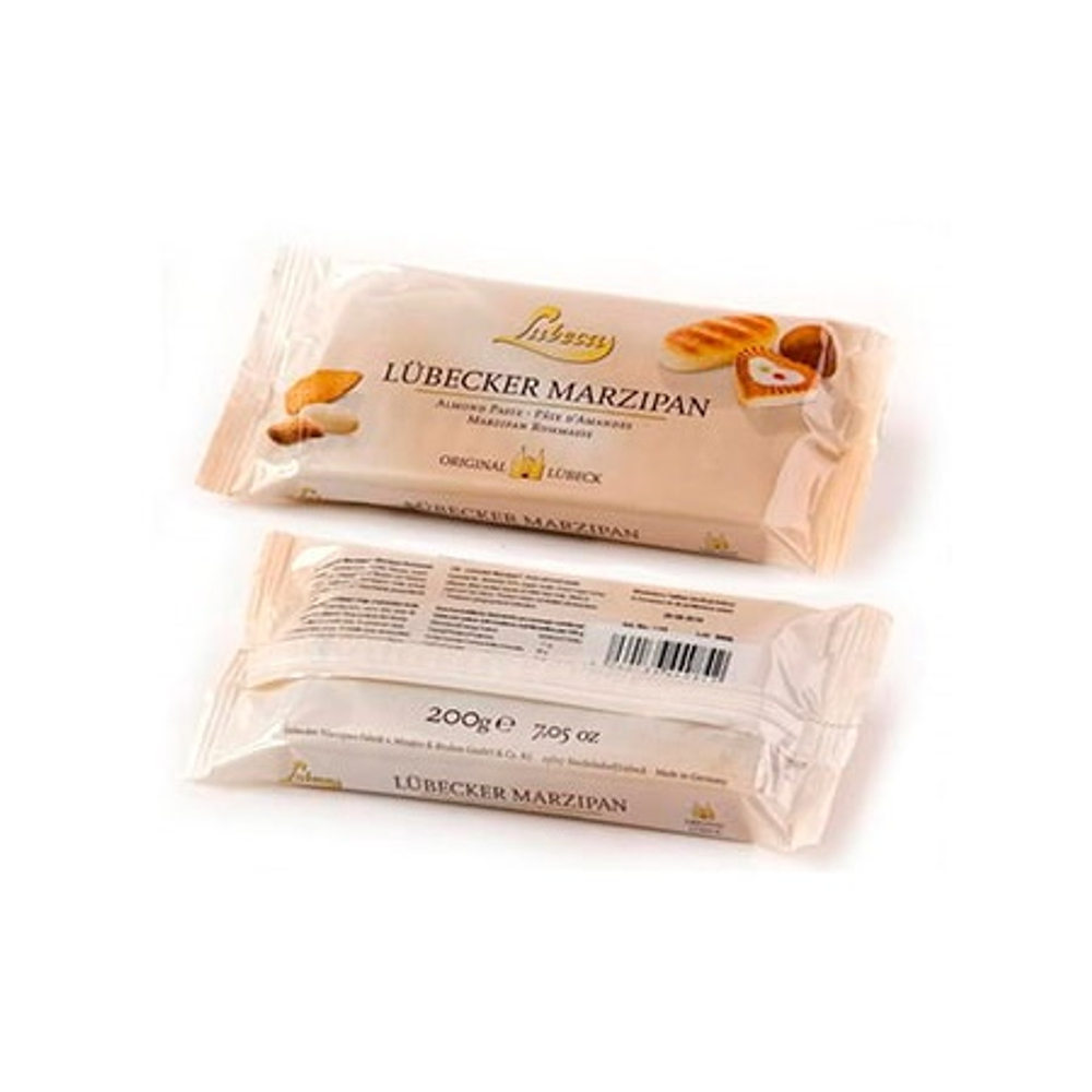 Марципан 52% (паста миндальная) "Lubeca" 200 гр