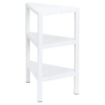 Этажерка угловая напольная NATURE Белый 33*33*72,5 см