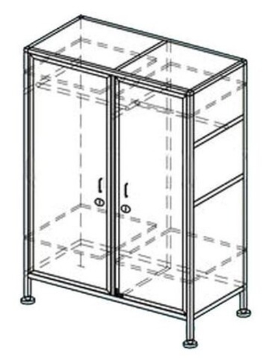 Шкаф для одежды ШКО-2
