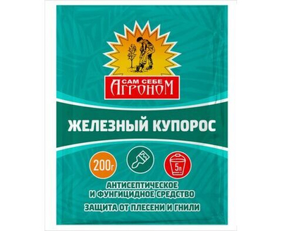 Антисептическое средство для защиты от плесени и гнили, Железный купорос 200гр.