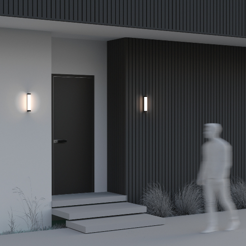 Уличный настенный светодиодный светильник Maytoni Rounge O482WL-L12B3K