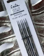 -30% Lala Berlin & Lana Grossa Designholz 15 см | Деревянные чулочные спицы для вязания
