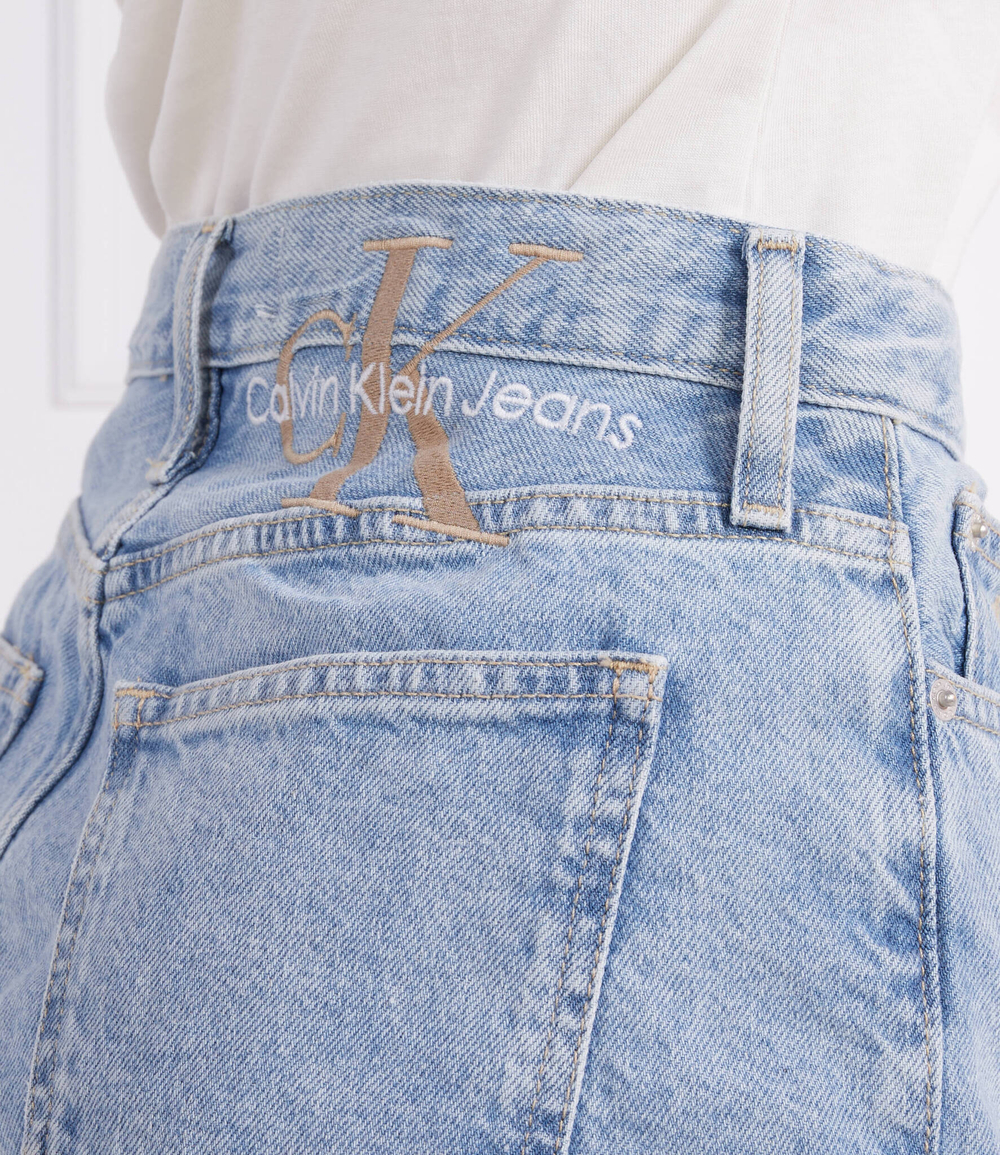 Шорты MOM SHORT CALVIN KLEIN JEANS - голубой(J20J220640)