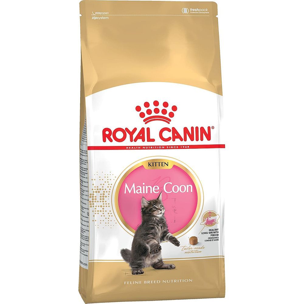 Сухой корм Royal canin KITTEN Maine Coon для котят породы Мэйн Кун и других крупных пород, Пакет 2кг+400г