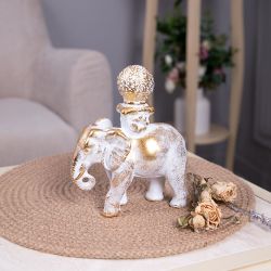 Статуэтка Слон Спайс Белый