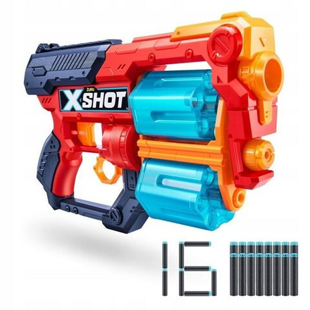 Игрушечное оружие X-Shot Excel X-Cess - Пусковая установка Бластер + 16 дротиков - Икс-шот 36502