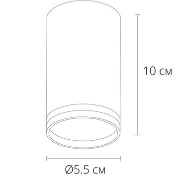 Накладной точечный светильник GU10 A2266PL-1BK чёрный Imai Arte lamp