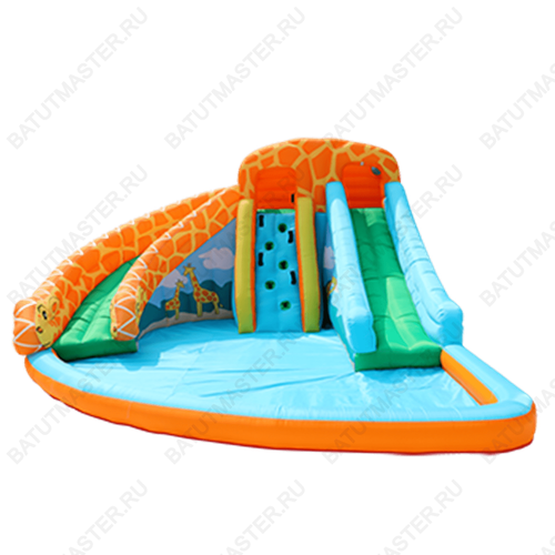 Батут детский для дома "Два жирафа" 4,65*4,2X2,3 м