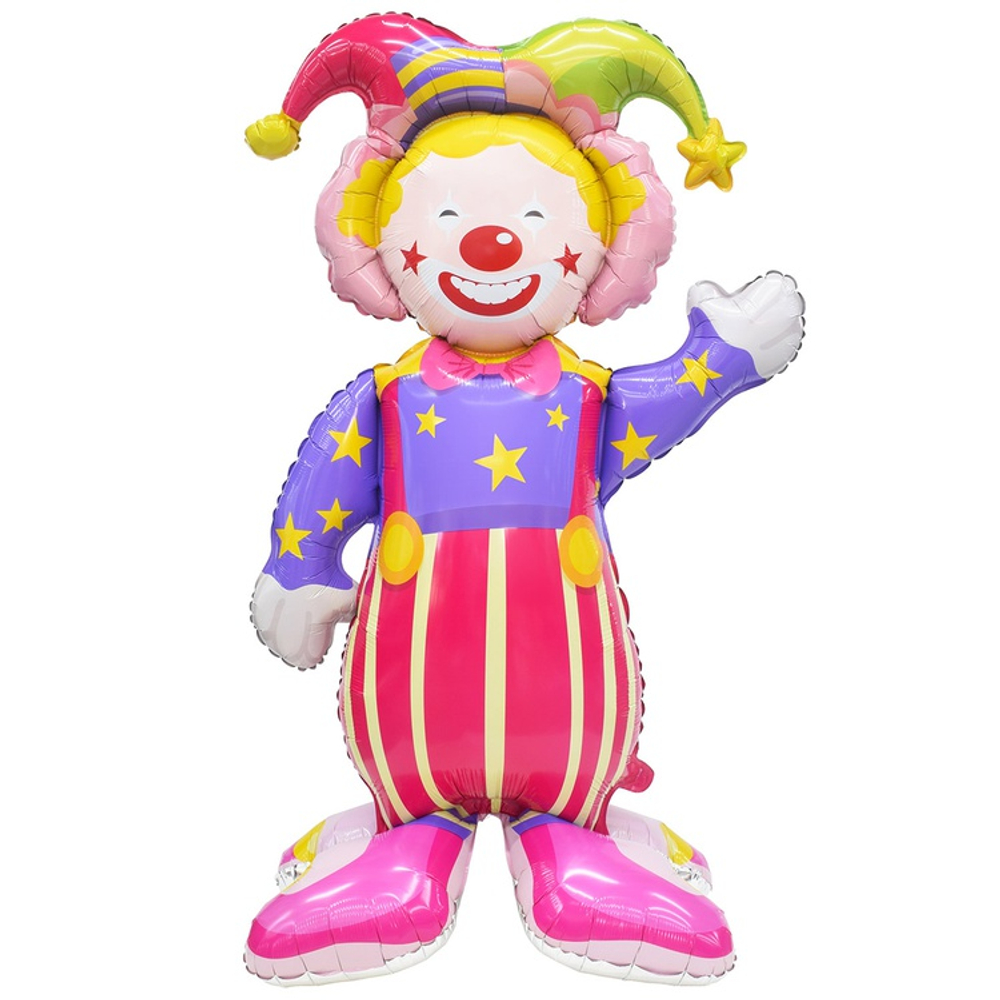 Шар Фольгированный Клоун цирковой (Ассорти)