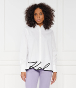 Рубашка karl hem signature shirt Karl Lagerfeld - белый(236W1606)