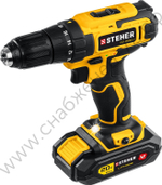 STEHER V1, 20 В, 40 Н·м, 1 АКБ (2 А·ч), дрель-шуруповерт, кейс (CD-200-1)