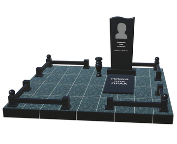 Готовое ритуальное сооружение 2,7м*2,4м (под ключ)