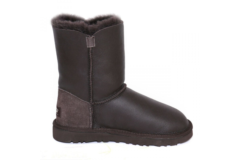 UGG Bailey Button Metallic Chocolate