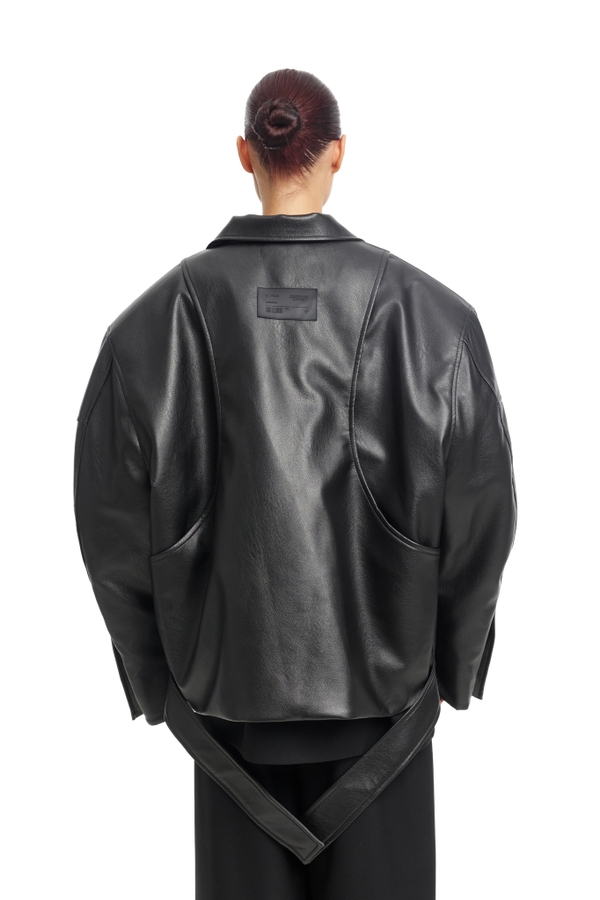 Кожаная куртка URBAN Black