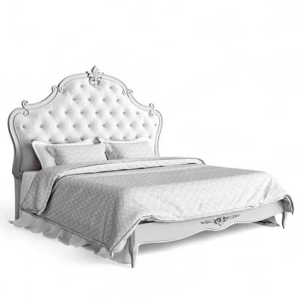 Кровать с мягким изголовьем 180*200