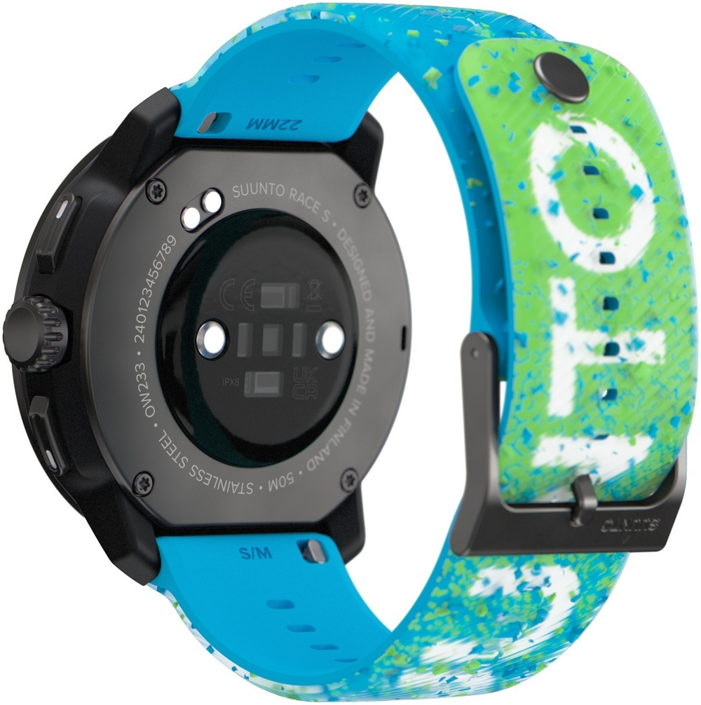 Смарт-часы Suunto RACE S POWER BLUE (SS051015000) 45 мм черный-голубой